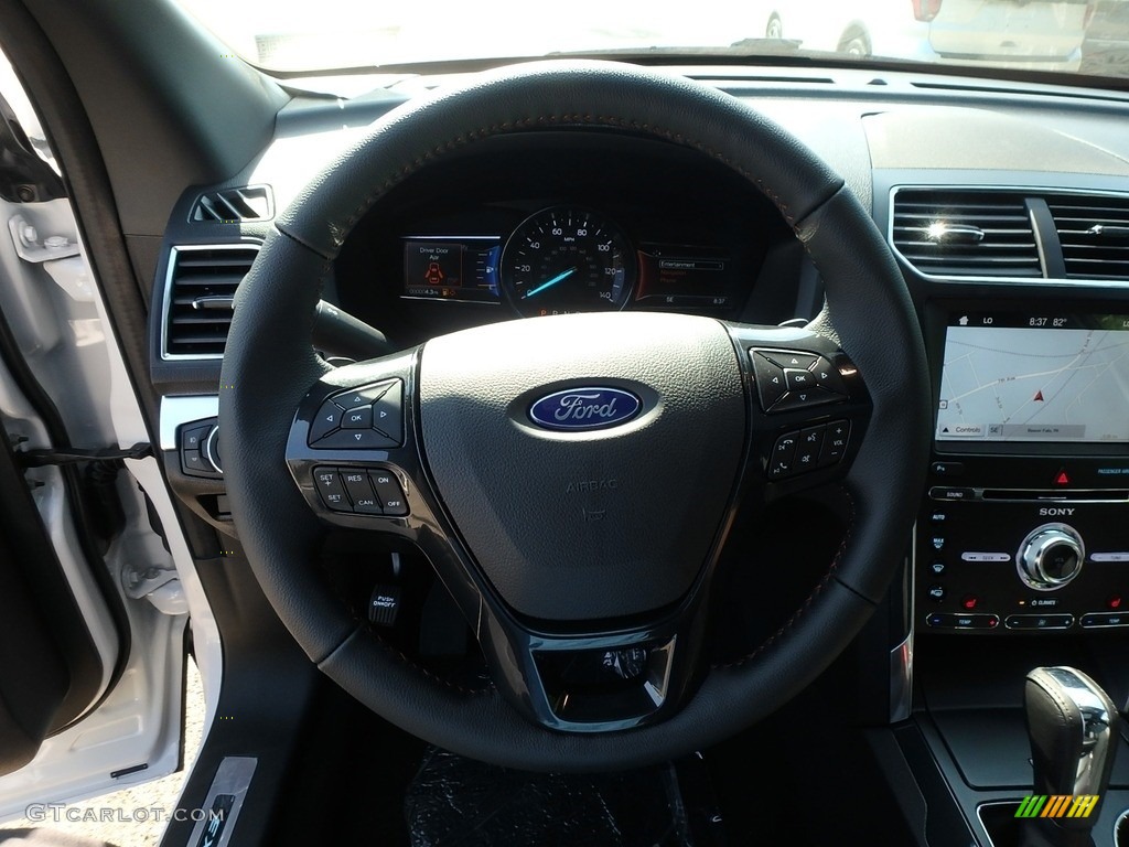 2018 Explorer Sport 4WD - White Platinum / Ebony Black photo #17