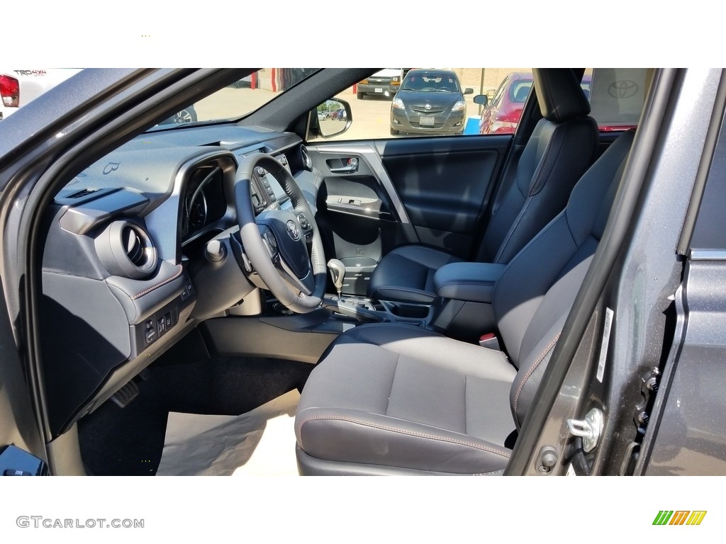 Black Interior 2018 Toyota RAV4 SE AWD Photo #128402814