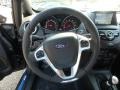 Charcoal Black Steering Wheel Photo for 2018 Ford Fiesta #128403096