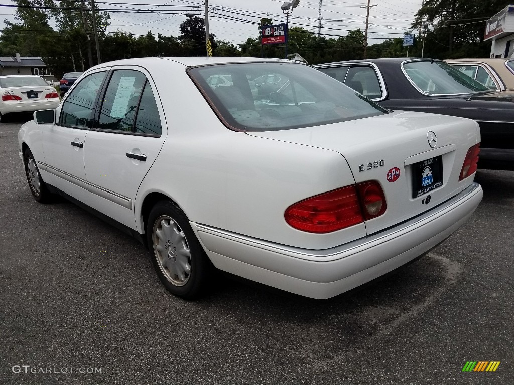 1997 E 320 Sedan - Polar White / Grey photo #2