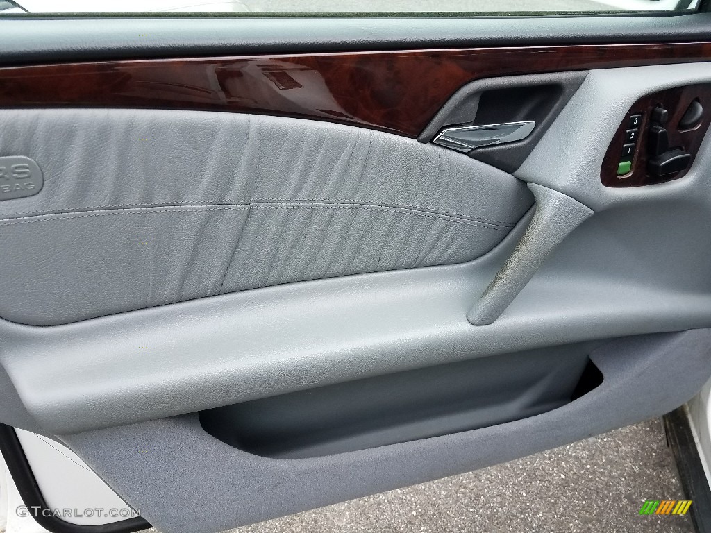 1997 E 320 Sedan - Polar White / Grey photo #5