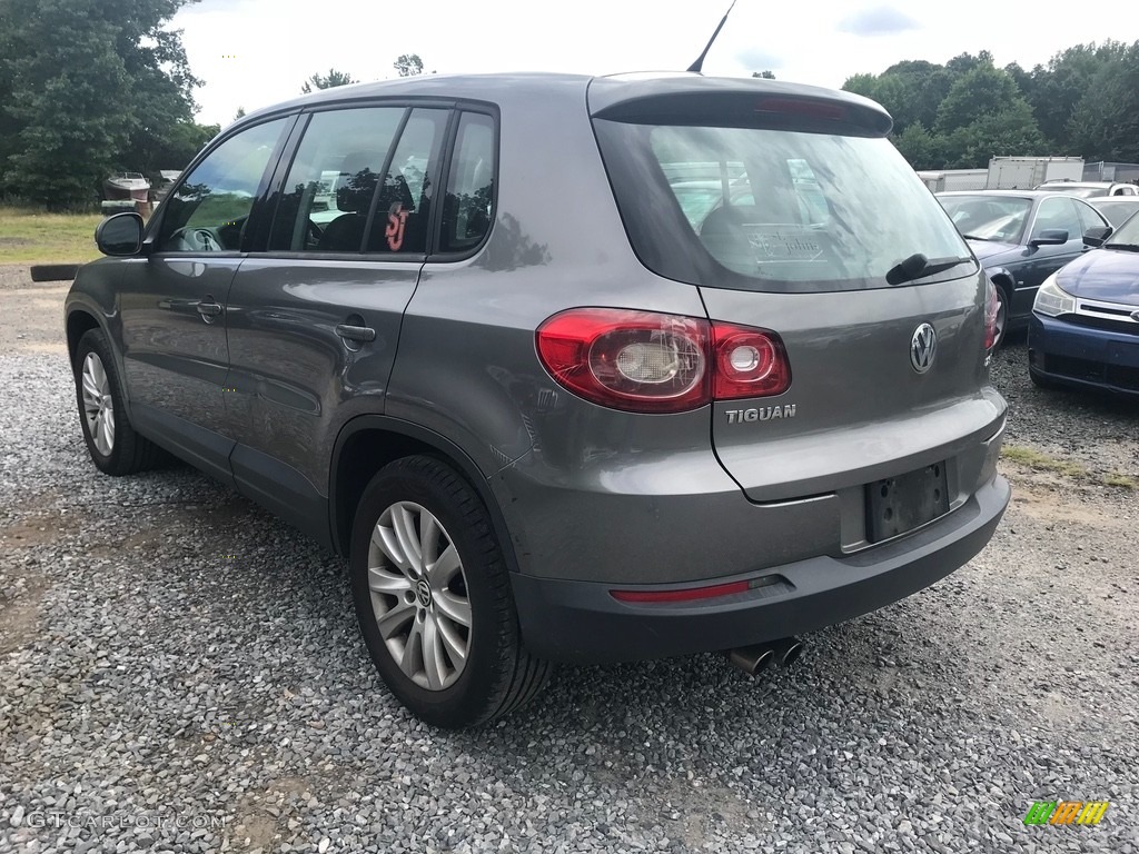 2010 Tiguan S - Alpine Grey Metallic / Charcoal photo #3