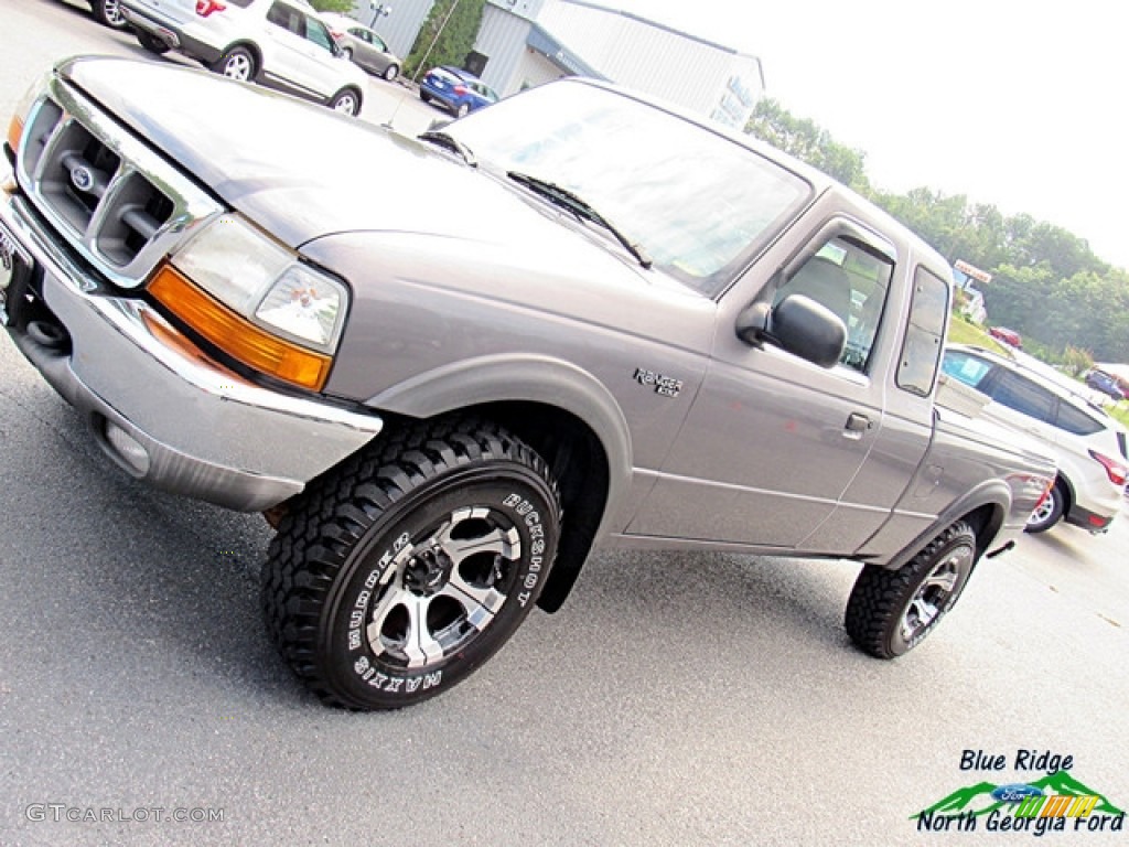 1999 Ranger XLT Extended Cab 4x4 - Medium Platinum Metallic / Medium Graphite photo #27