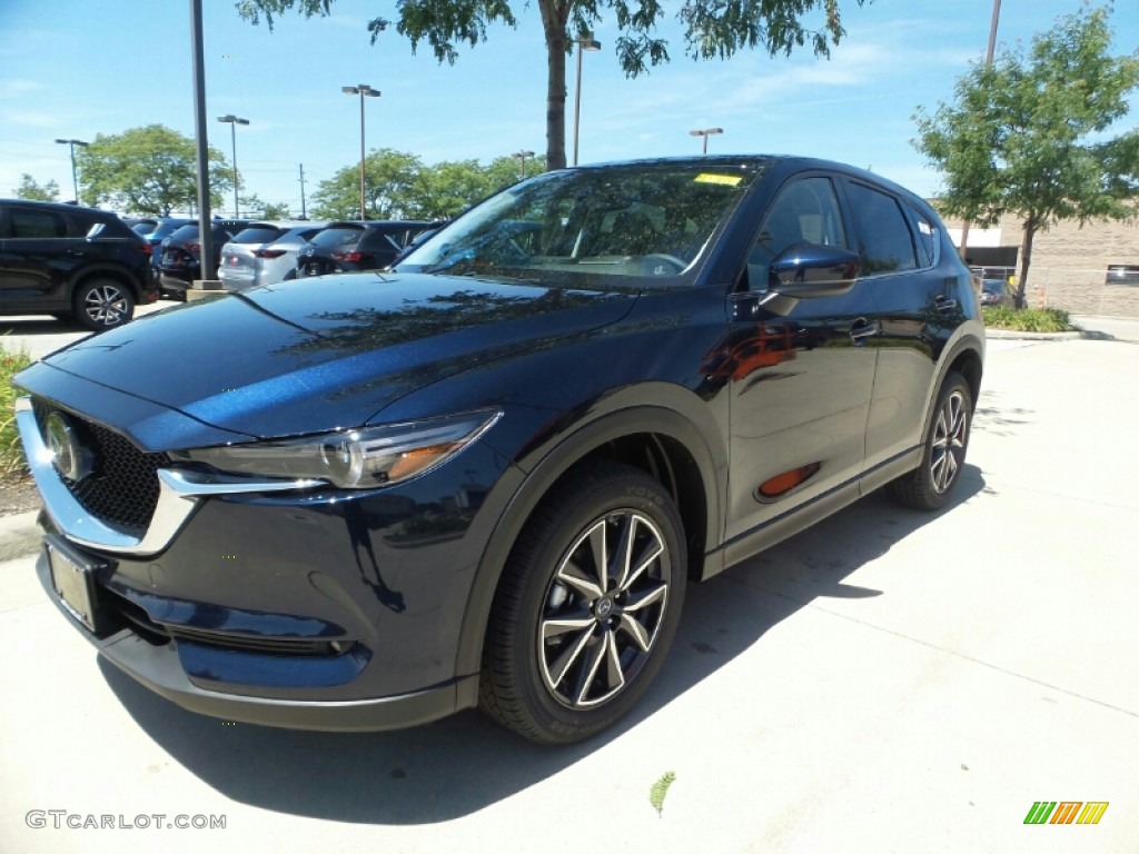 2018 Deep Crystal Blue Mica Mazda CX-5 Grand Touring AWD #128405034 |  GTCarLot.com - Car Color Galleries