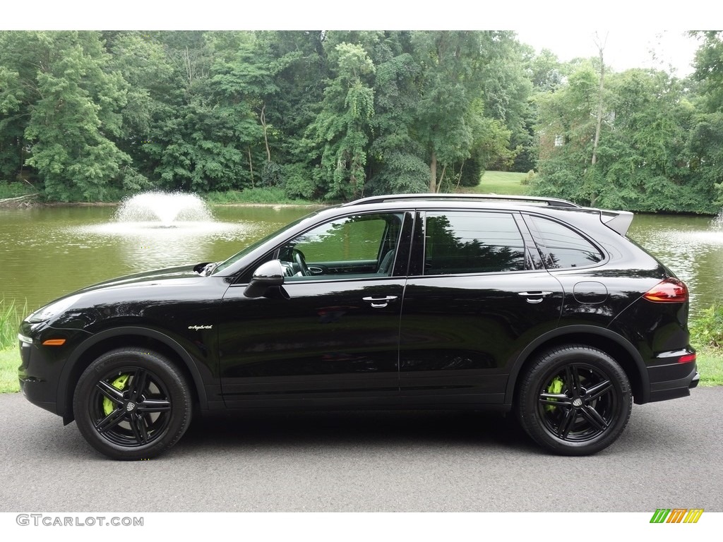 Black 2016 Porsche Cayenne S E-Hybrid Exterior Photo #128409721