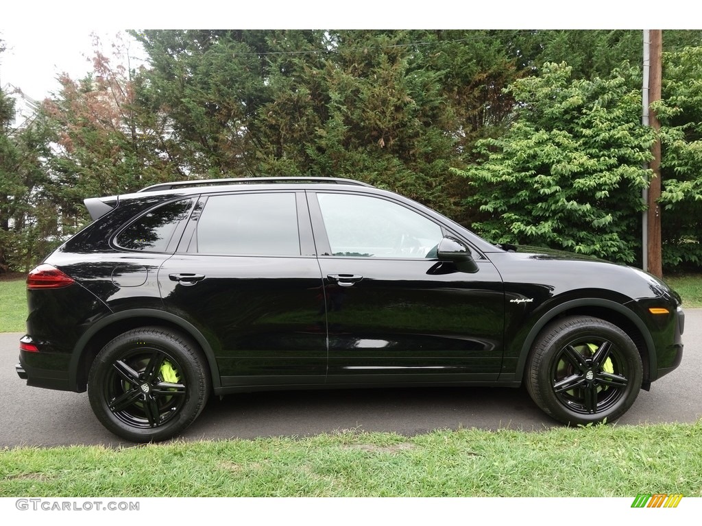 Black 2016 Porsche Cayenne S E-Hybrid Exterior Photo #128409733