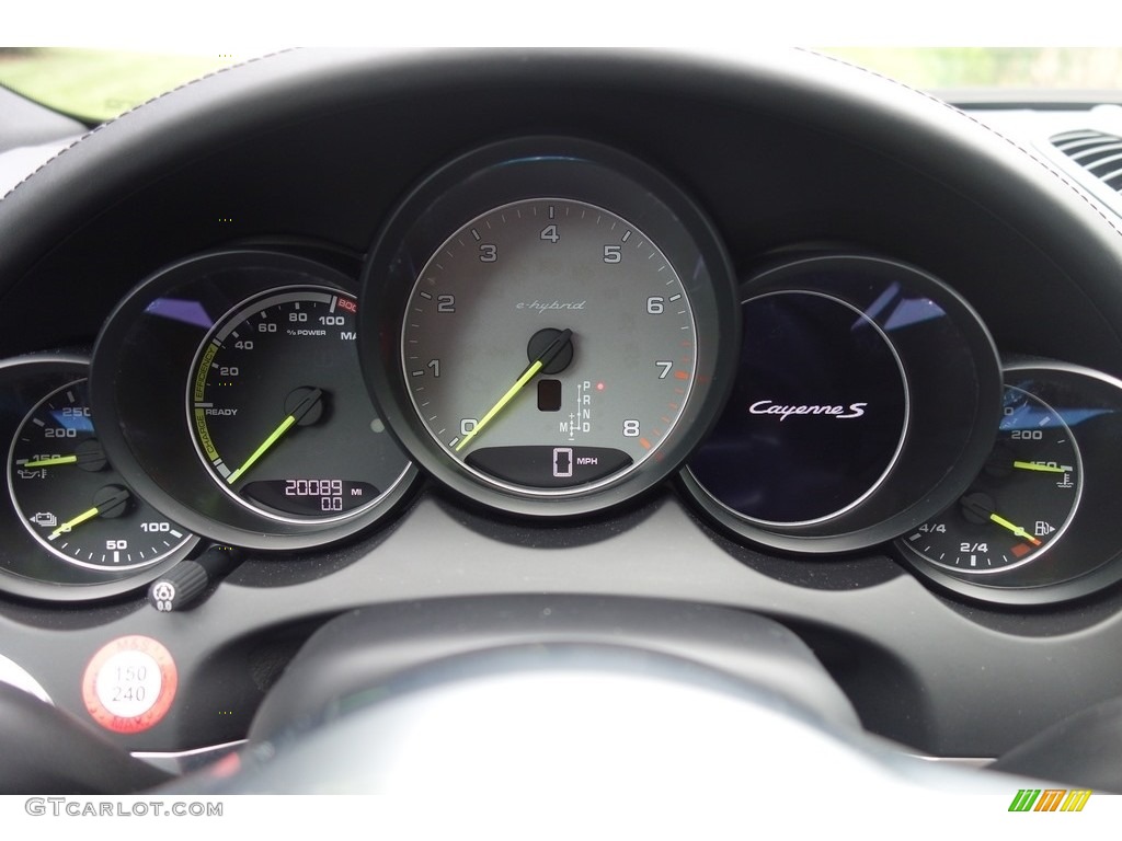 2016 Porsche Cayenne S E-Hybrid Gauges Photo #128409775