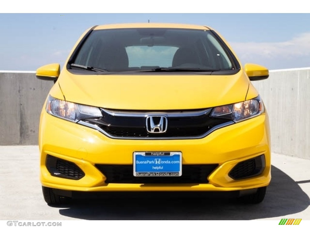 2019 Helios Yellow Pearl Honda Fit LX 128410215 Photo 3 GTCarLot