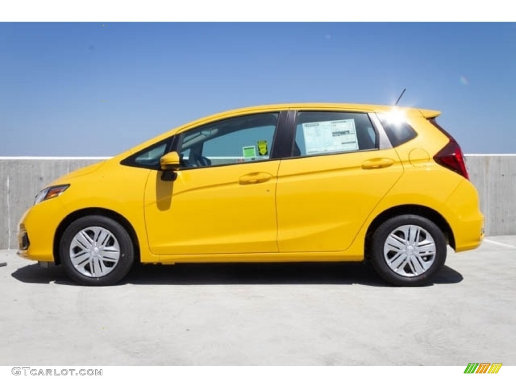 2019 Helios Yellow Pearl Honda Fit LX 128410215 Photo 5 GTCarLot