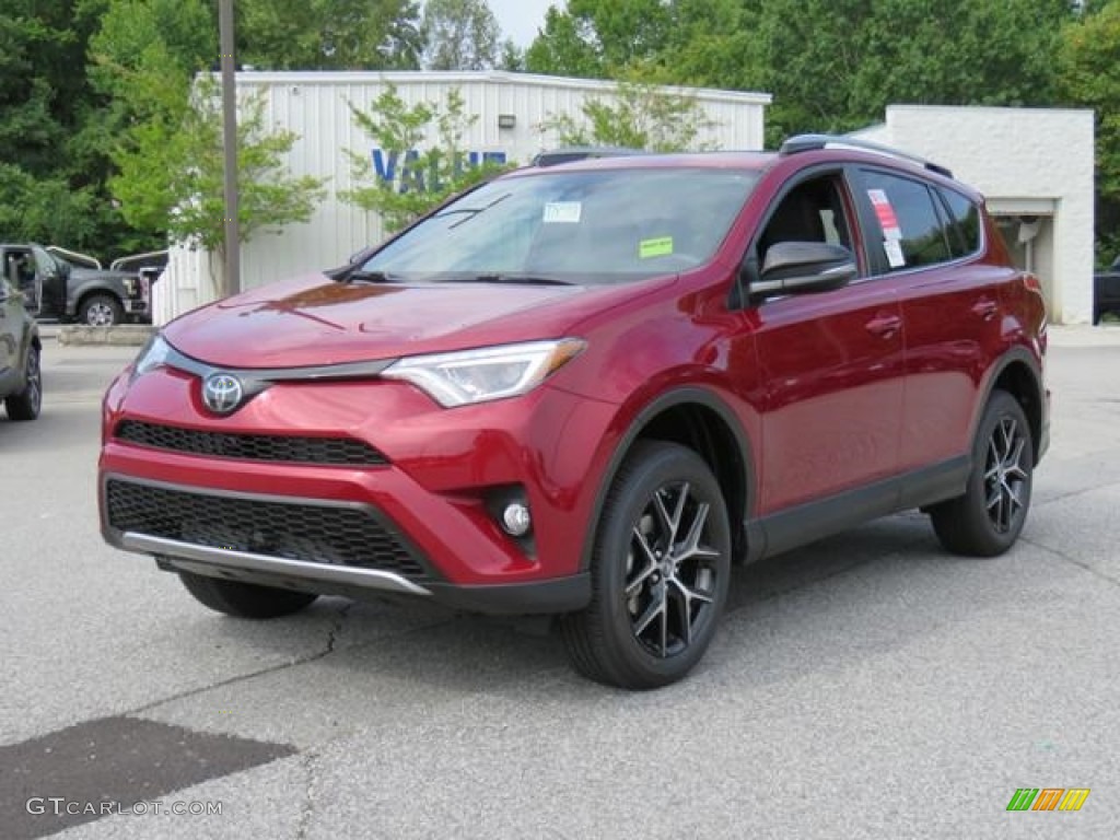 2018 RAV4 SE - Ruby Flare Pearl / Black photo #3