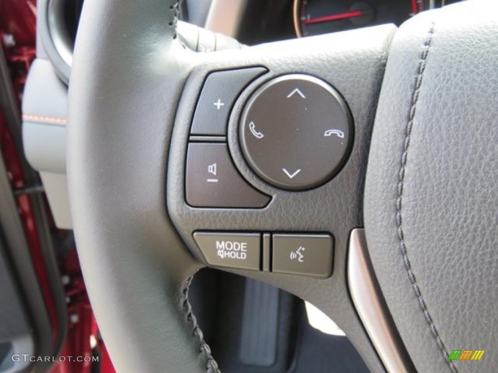 2018 Toyota RAV4 SE Black Steering Wheel Photo #128414596