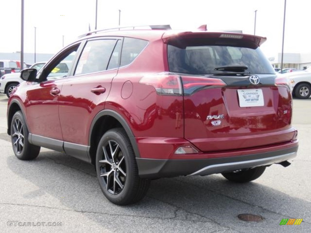 2018 RAV4 SE - Ruby Flare Pearl / Black photo #24