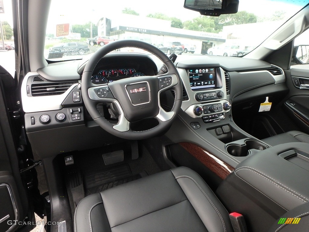 Jet Black Interior 2018 GMC Yukon XL SLT 4WD Photo #128415217
