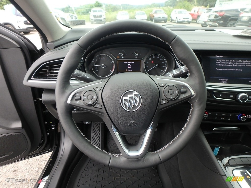 2018 Buick Regal TourX Essence AWD Ebony Steering Wheel Photo #128415664