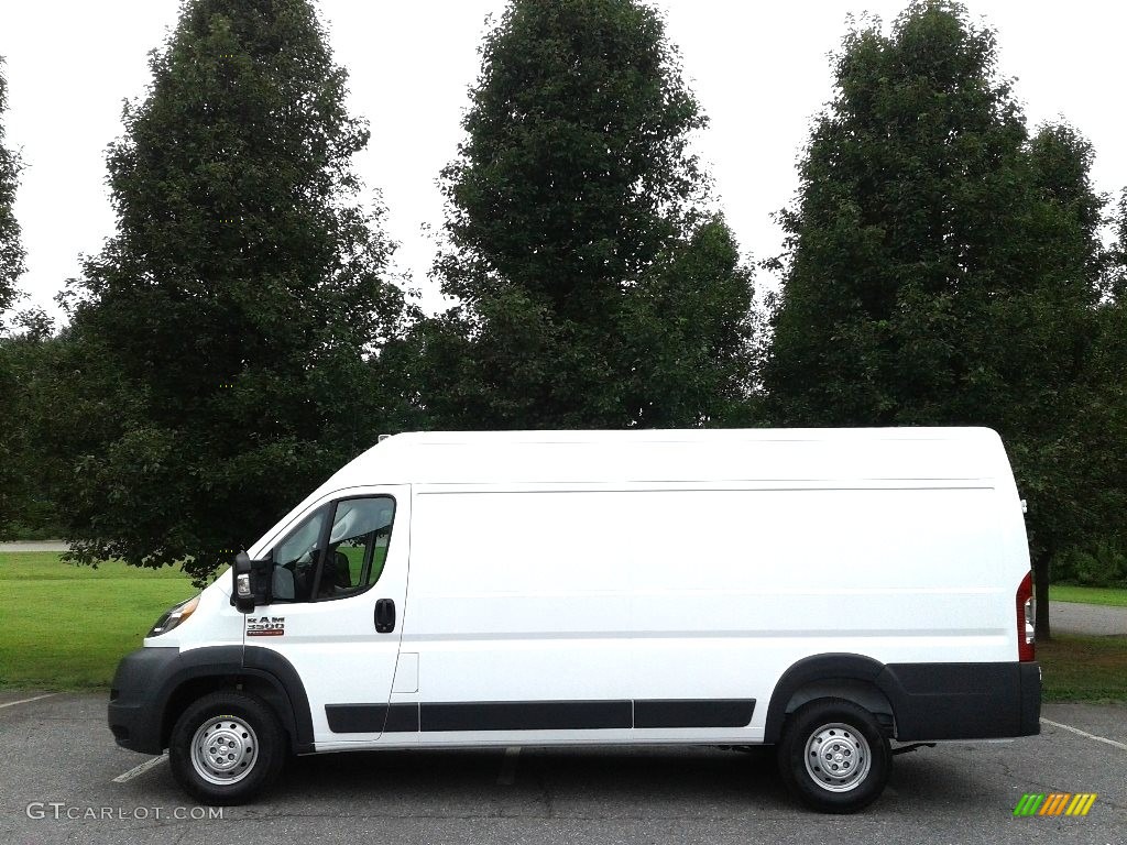 2018 ProMaster 3500 High Roof Cargo Van - Bright White / Black photo #1