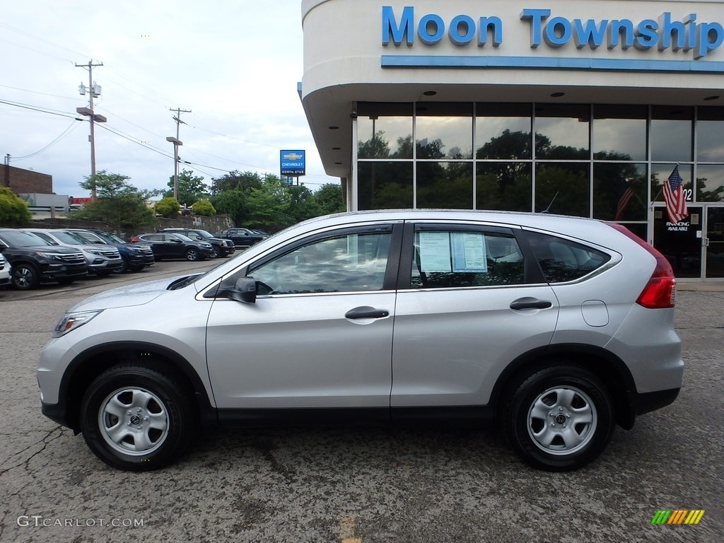 2015 CR-V LX AWD - Alabaster Silver Metallic / Black photo #2