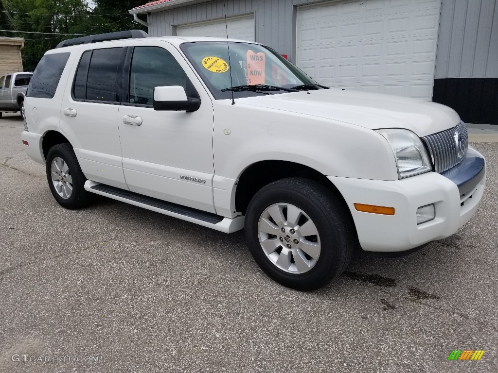 2008 Mountaineer AWD - White Suede / Charcoal Black photo #7