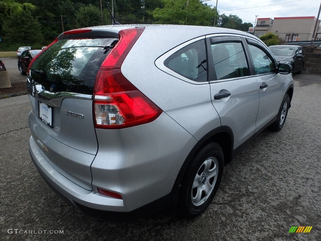 2015 CR-V LX AWD - Alabaster Silver Metallic / Black photo #6