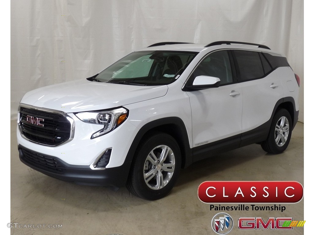 2018 Terrain SLE AWD - Summit White / ­Jet Black photo #1