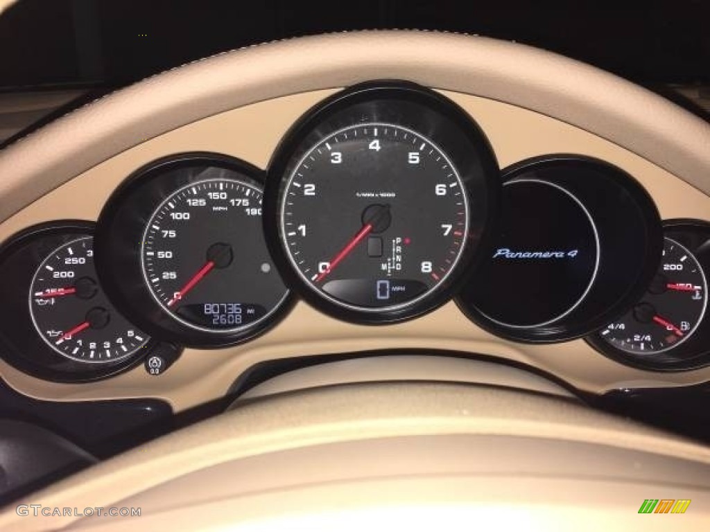 2011 Panamera 4 - Platinum Silver Metallic / Luxor Beige photo #3