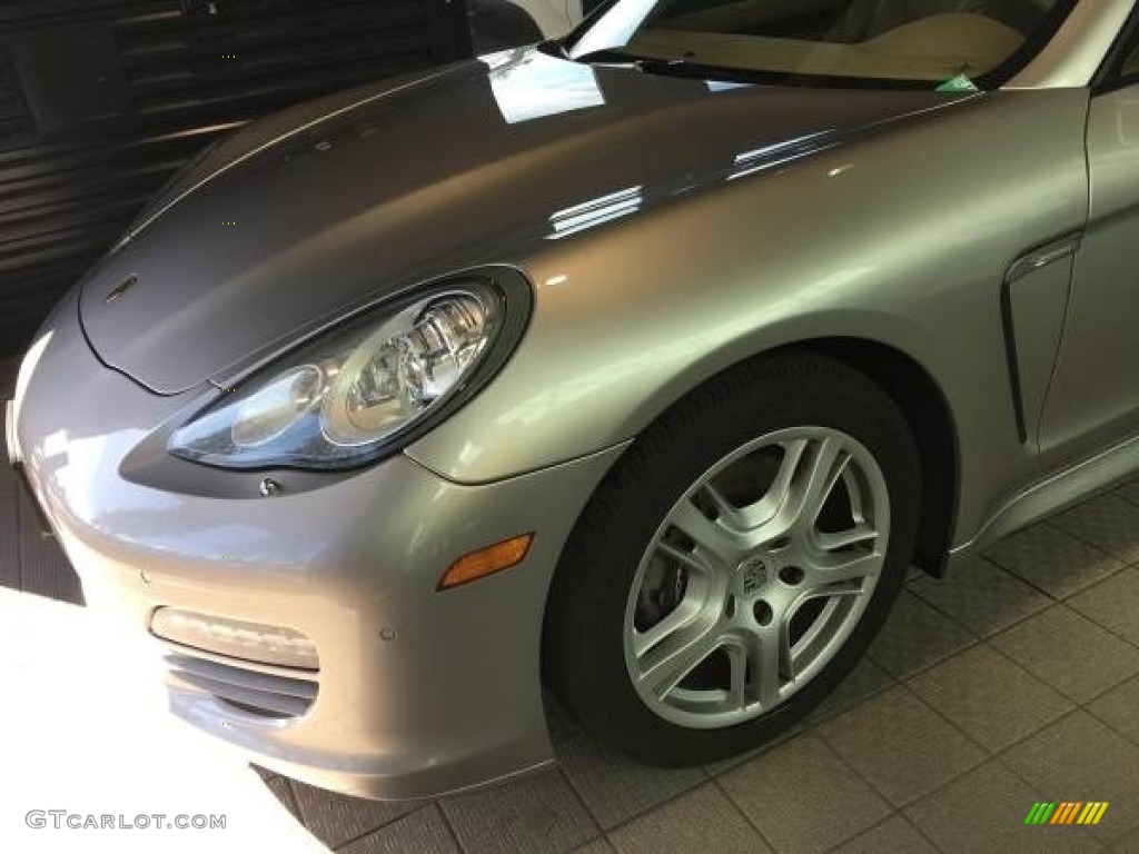2011 Panamera 4 - Platinum Silver Metallic / Luxor Beige photo #9