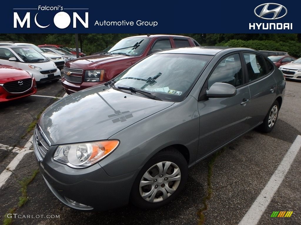2009 Elantra GLS Sedan - Carbon Gray / Gray photo #1