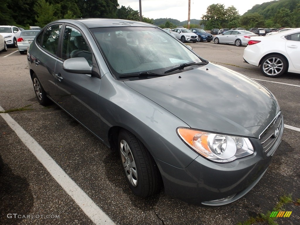 2009 Elantra GLS Sedan - Carbon Gray / Gray photo #5