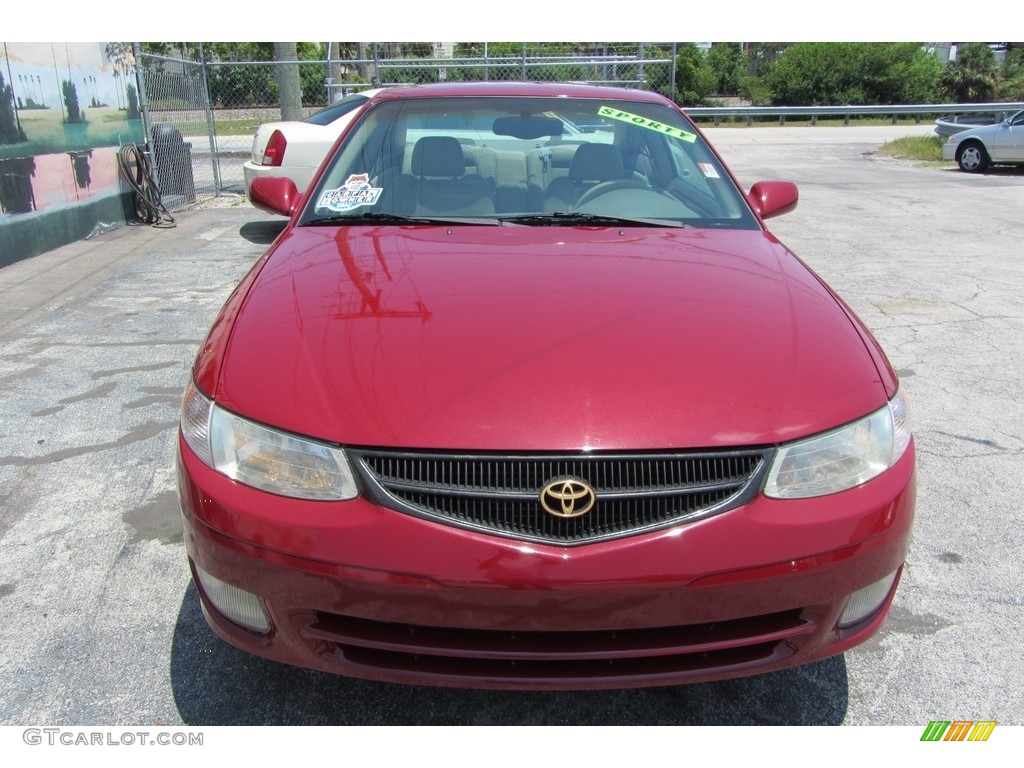 1999 Solara SLE V6 Coupe - Red Flame Metallic / Charcoal photo #4