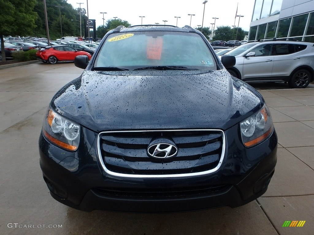 2011 Santa Fe GLS AWD - Pacific Blue Pearl / Beige photo #8