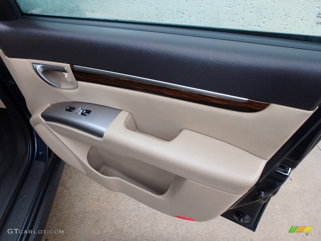 2011 Santa Fe GLS AWD - Pacific Blue Pearl / Beige photo #13