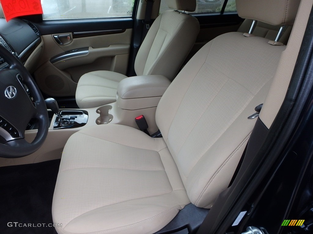 2011 Santa Fe GLS AWD - Pacific Blue Pearl / Beige photo #15