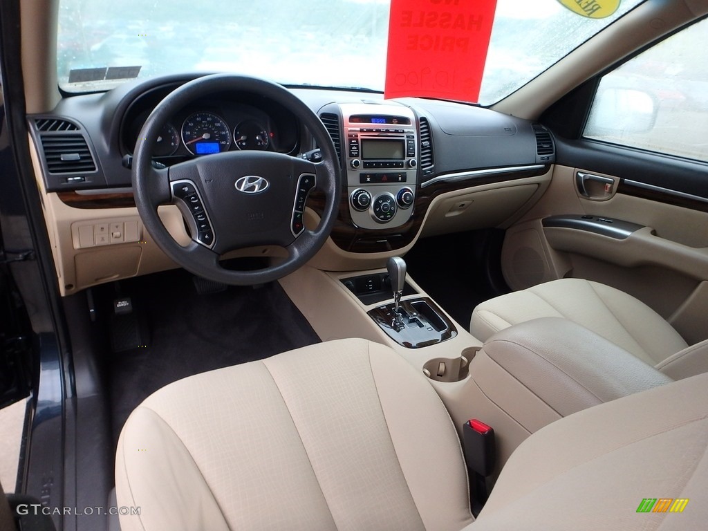 2011 Santa Fe GLS AWD - Pacific Blue Pearl / Beige photo #17