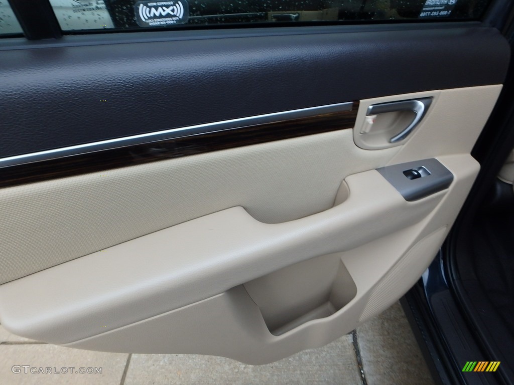 2011 Santa Fe GLS AWD - Pacific Blue Pearl / Beige photo #18