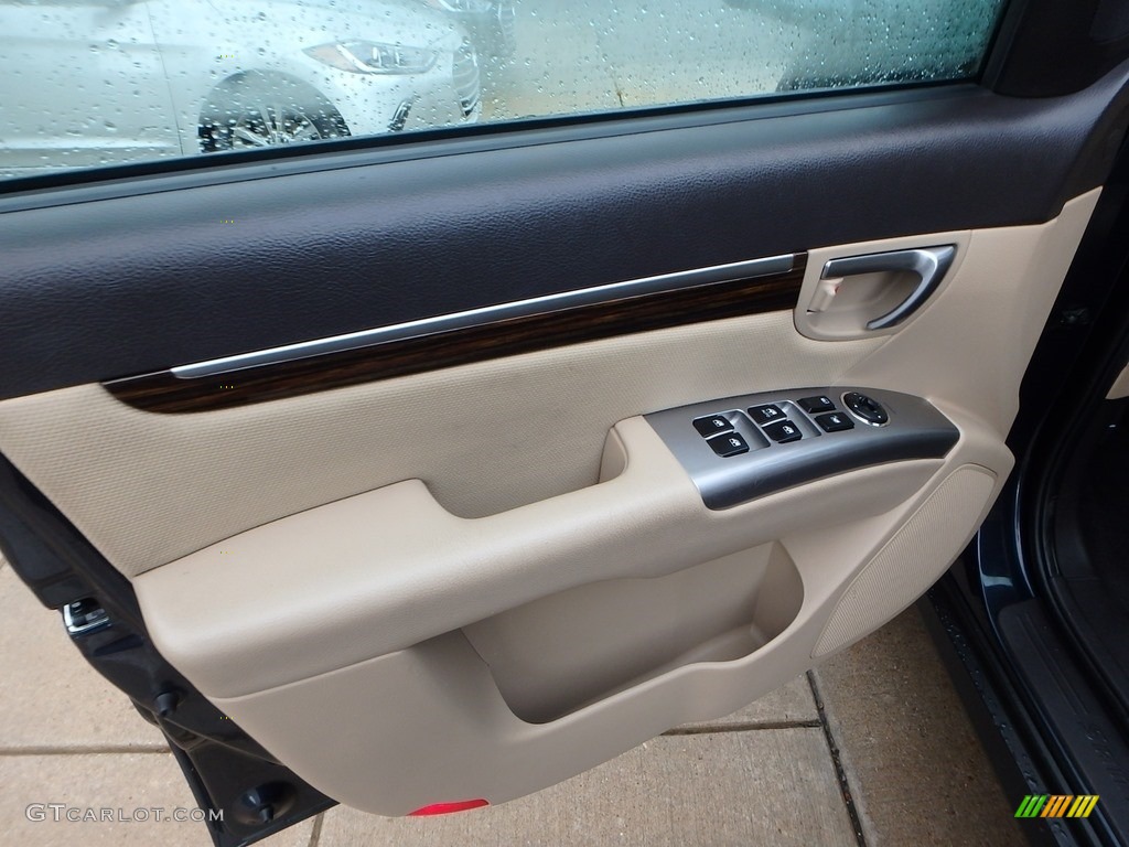 2011 Santa Fe GLS AWD - Pacific Blue Pearl / Beige photo #19