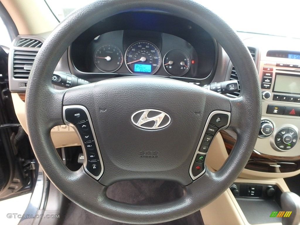 2011 Santa Fe GLS AWD - Pacific Blue Pearl / Beige photo #22