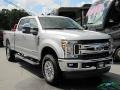 2018 Ingot Silver Ford F250 Super Duty XLT Crew Cab 4x4  photo #7