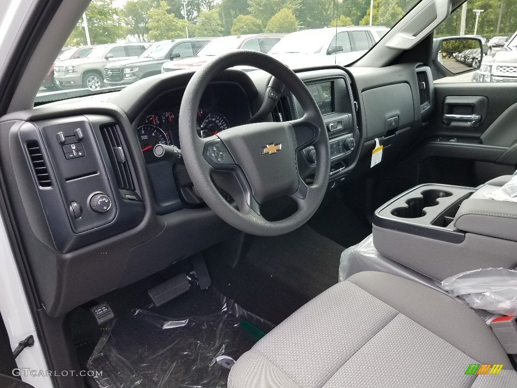 2018 Silverado 1500 Custom Double Cab - Summit White / Dark Ash/Jet Black photo #7