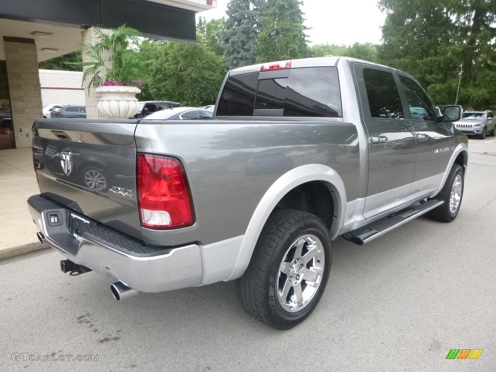 2012 Ram 1500 Laramie Crew Cab 4x4 - Mineral Gray Metallic / Dark Slate Gray photo #2