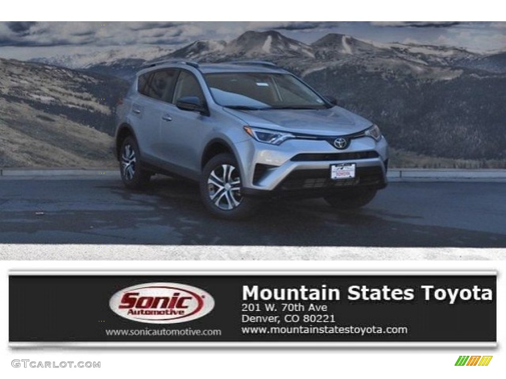 2018 RAV4 LE - Silver Sky Metallic / Black photo #1