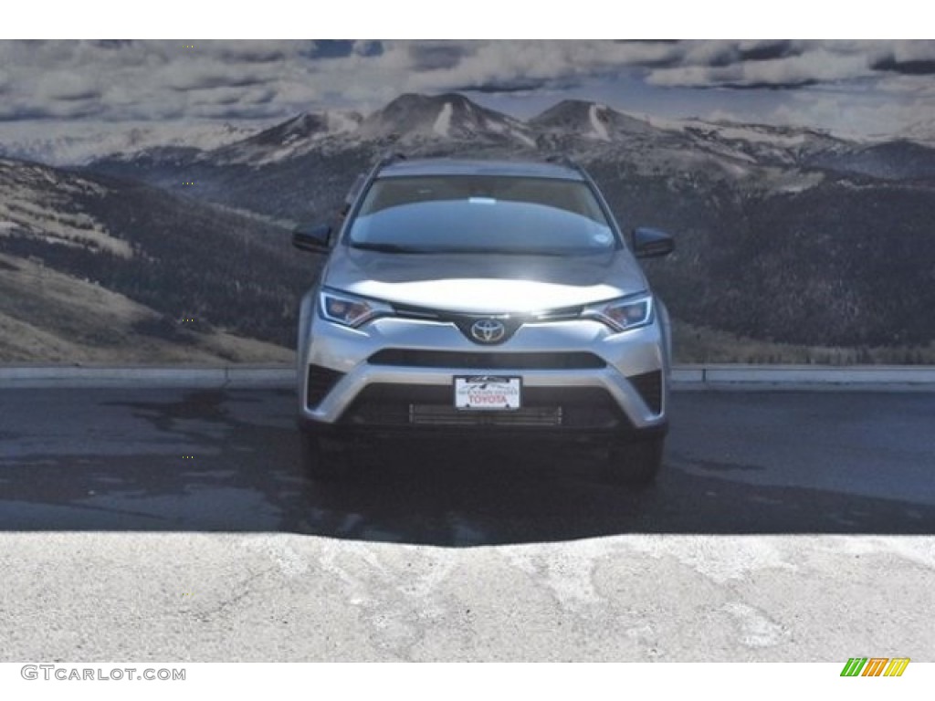 2018 RAV4 LE - Silver Sky Metallic / Black photo #2