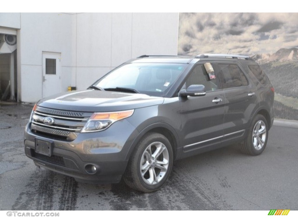 2015 Explorer Limited 4WD - Tuxedo Black / Charcoal Black photo #2