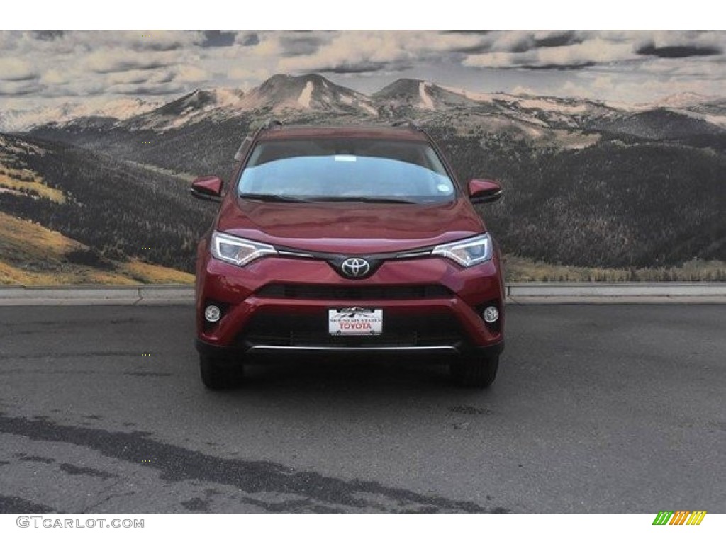 2018 RAV4 Limited AWD - Ruby Flare Pearl / Black photo #2