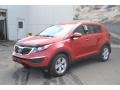 2012 Signal Red Kia Sportage LX AWD  photo #2