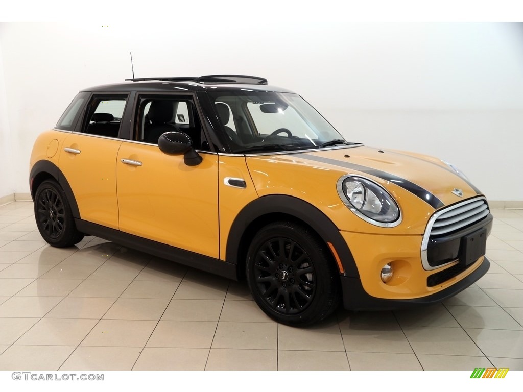 Volcanic Orange Mini Cooper