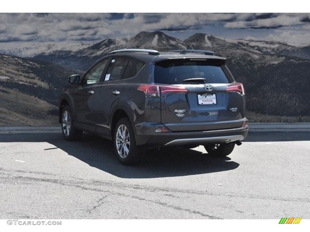 2018 RAV4 Limited AWD - Magnetic Gray Metallic / Black photo #3