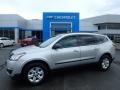 Silver Ice Metallic 2013 Chevrolet Traverse LS AWD