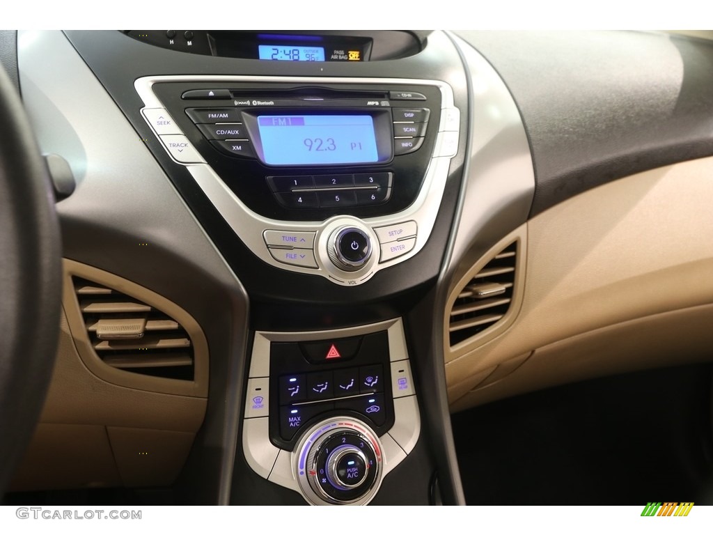 2011 Elantra GLS - Red Allure / Beige photo #8