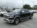 2019 Diamond Black Crystal Pearl Ram 1500 Laramie Crew Cab 4x4  photo #1