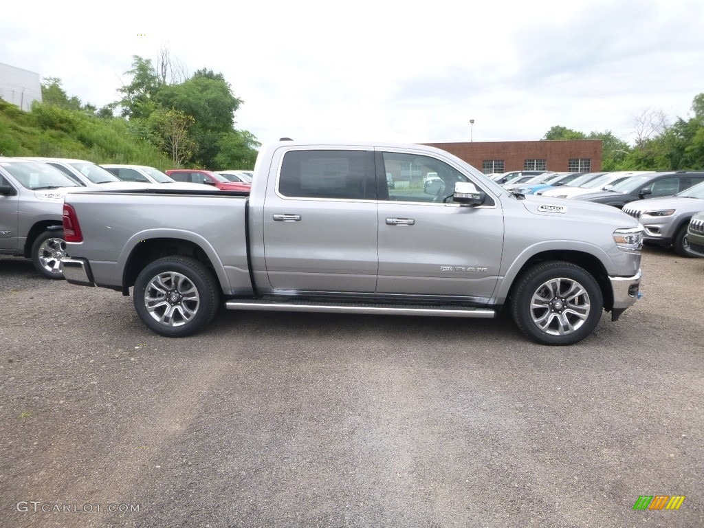 2019 1500 Long Horn Crew Cab 4x4 - Billett Silver Metallic / Black/Light Mountain Brown photo #6