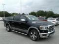 2019 Diamond Black Crystal Pearl Ram 1500 Laramie Crew Cab 4x4  photo #7